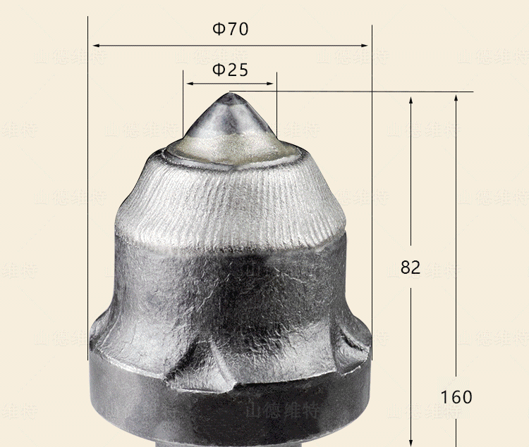 U47鎬形截齒參數(shù)